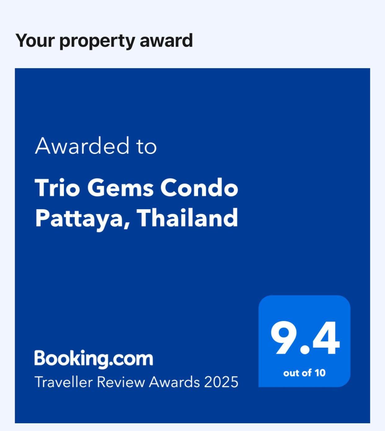 Trio Gems Condo Pattaya, Thailand Jomtien pláž Exteriér fotografie